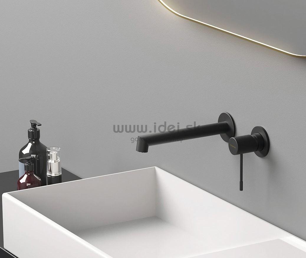 SOLARIS umývadlová batéria čierna vysoká