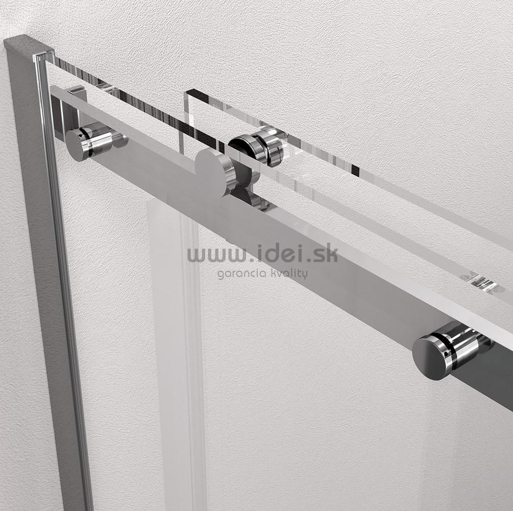 Polysan THRON LINE sprchový kút rohový vstup 120x110 cm okrúhly dizajn