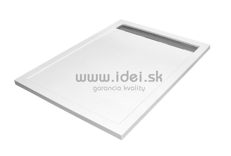 Aquatek LEVEL sprchová vanička z liateho mramoru 120x90 cm