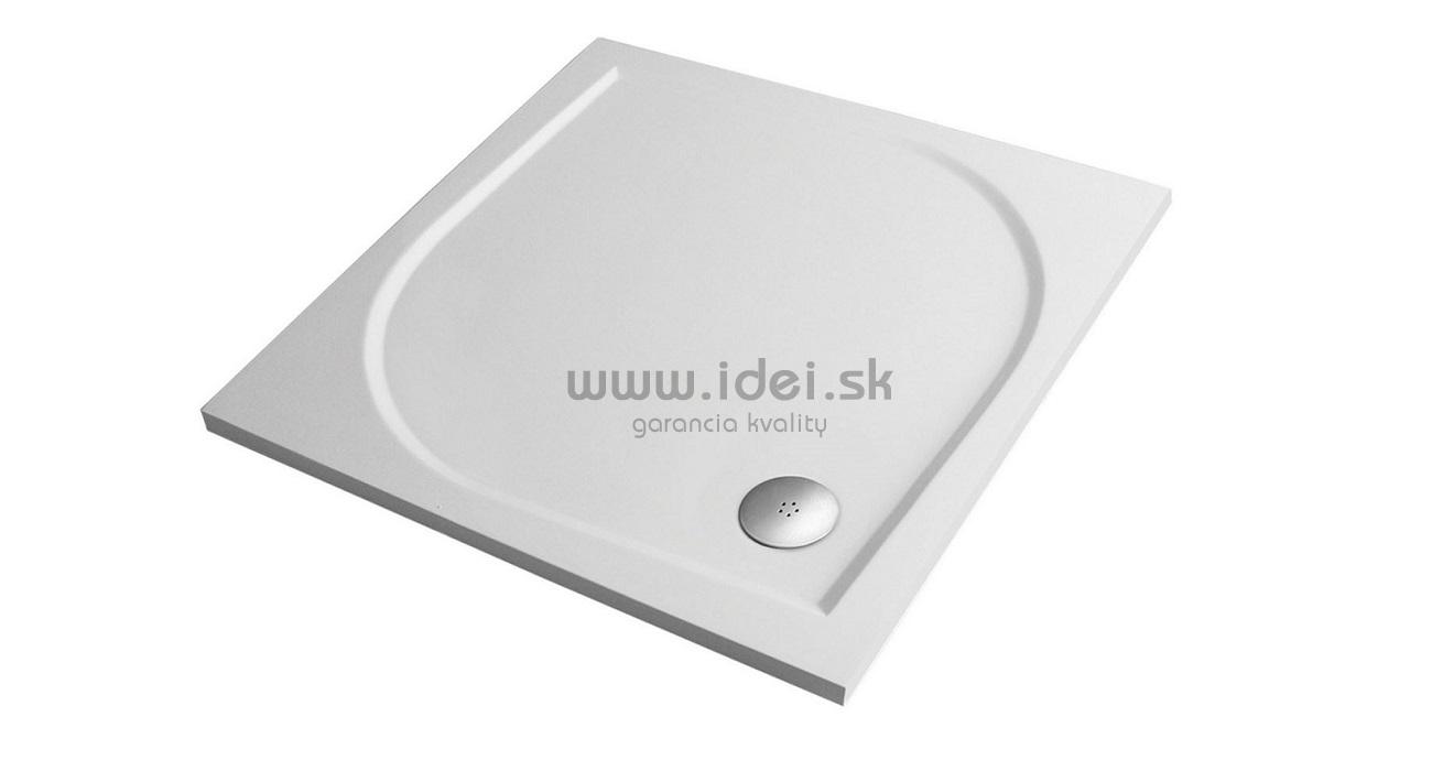 Aquatek HARD sprchová vanička z liateho mramoru 90x90 cm