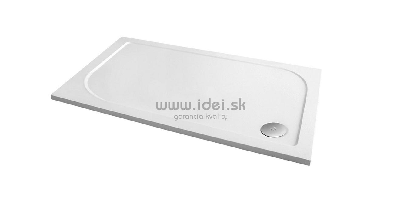 Aquatek HARD sprchová vanička z liateho mramoru 120x80 cm