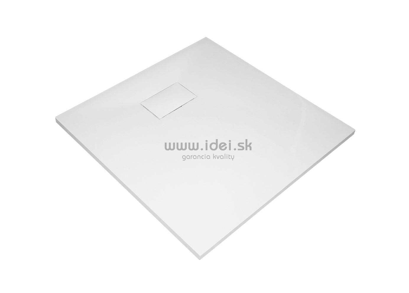 Aquatek SMC GLOSSY obdĺžniková sprchová vanička 80x80 cm