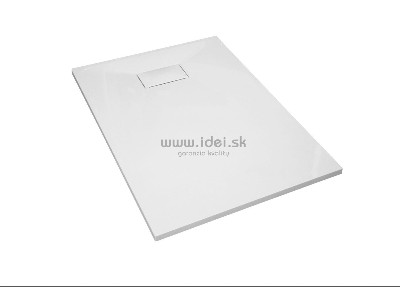 Aquatek SMC GLOSSY obdĺžniková sprchová vanička 100x70 cm