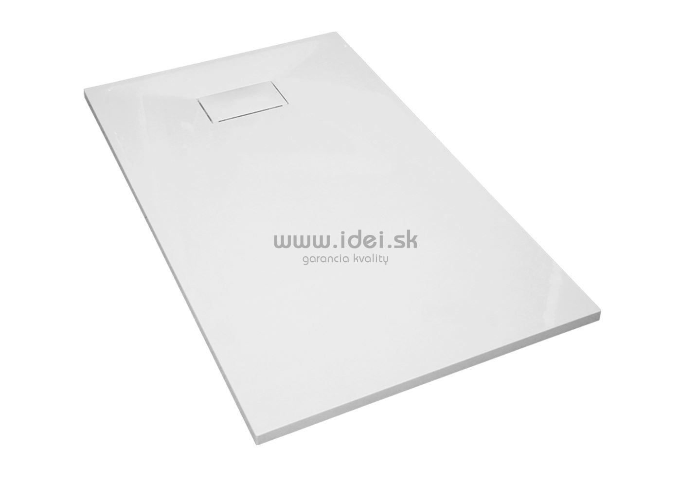 Aquatek SMC GLOSSY obdĺžniková sprchová vanička 120x70 cm