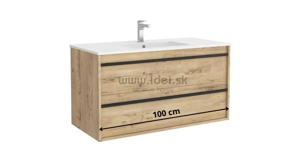 Salgar kúpeľňová skrinka s umývadlom 100 cm africa oak