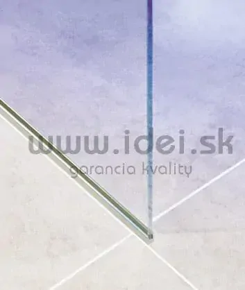 Aquatek OASIS sprchový kút bez dverí so šikmým kotvením