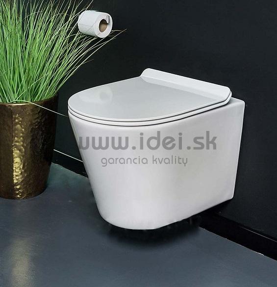 Lavita WC misa závesná s otvoreným okruhom splachovania + sedátko s pomalým sklápaním