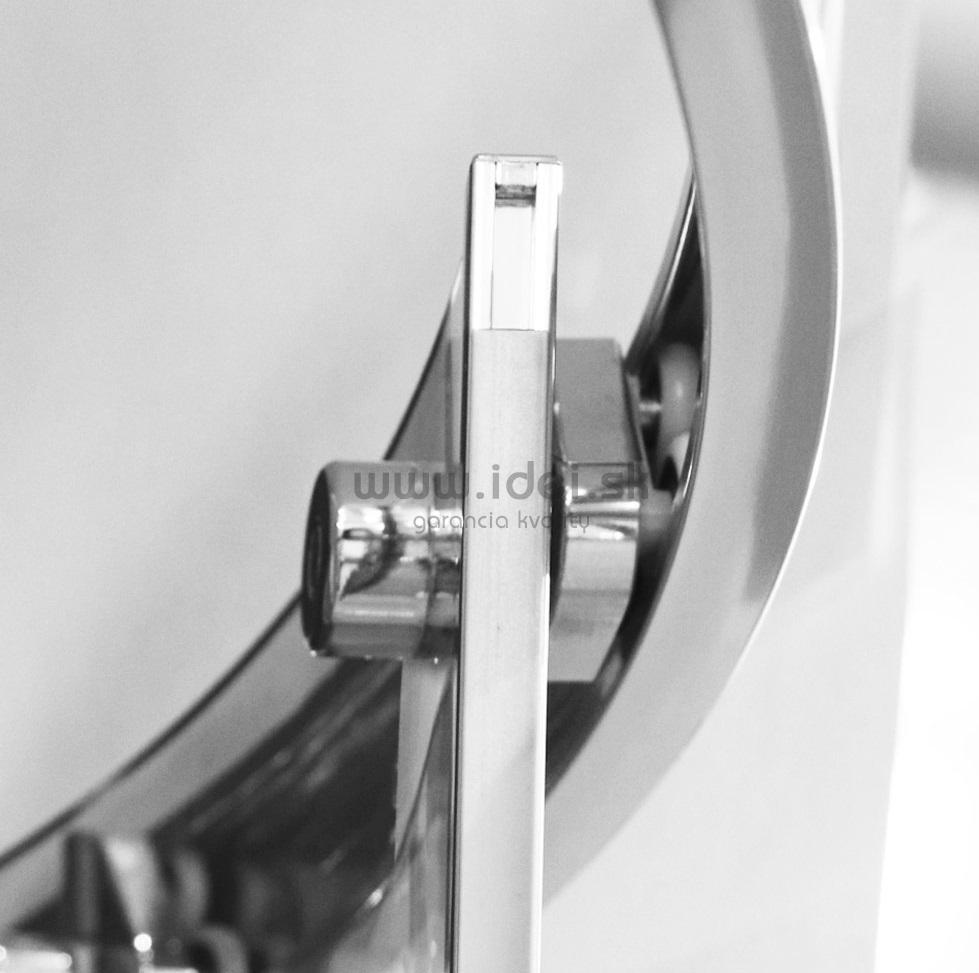 Aquatek ADMIRAL S7 90x90 cm oblúkový posuvný sprchový kút