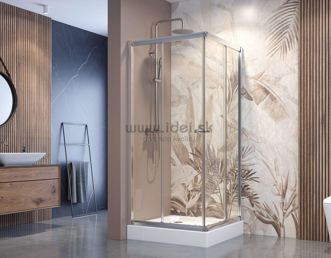 Aquatek SMC MAXI vysoká sprchová vanička 80/90 cm