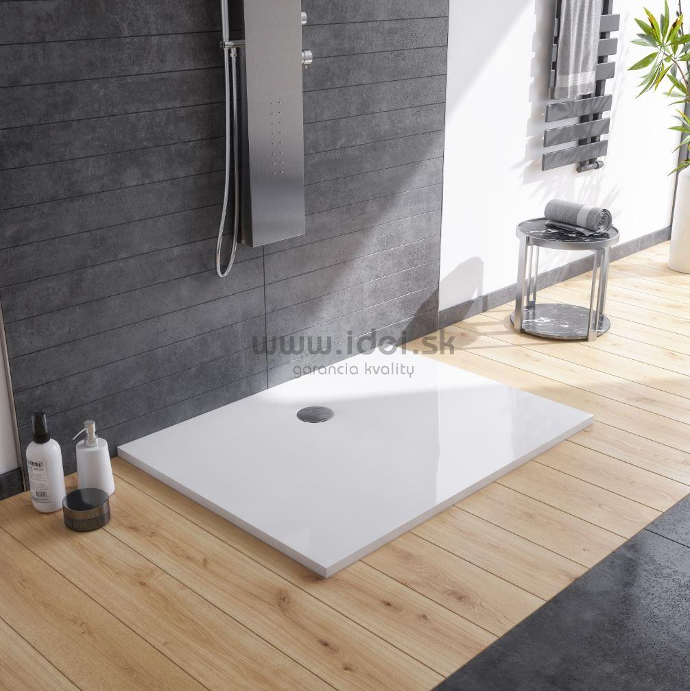 Aquatek FUSION sprchová vanička z liateho mramoru 90-120 cm