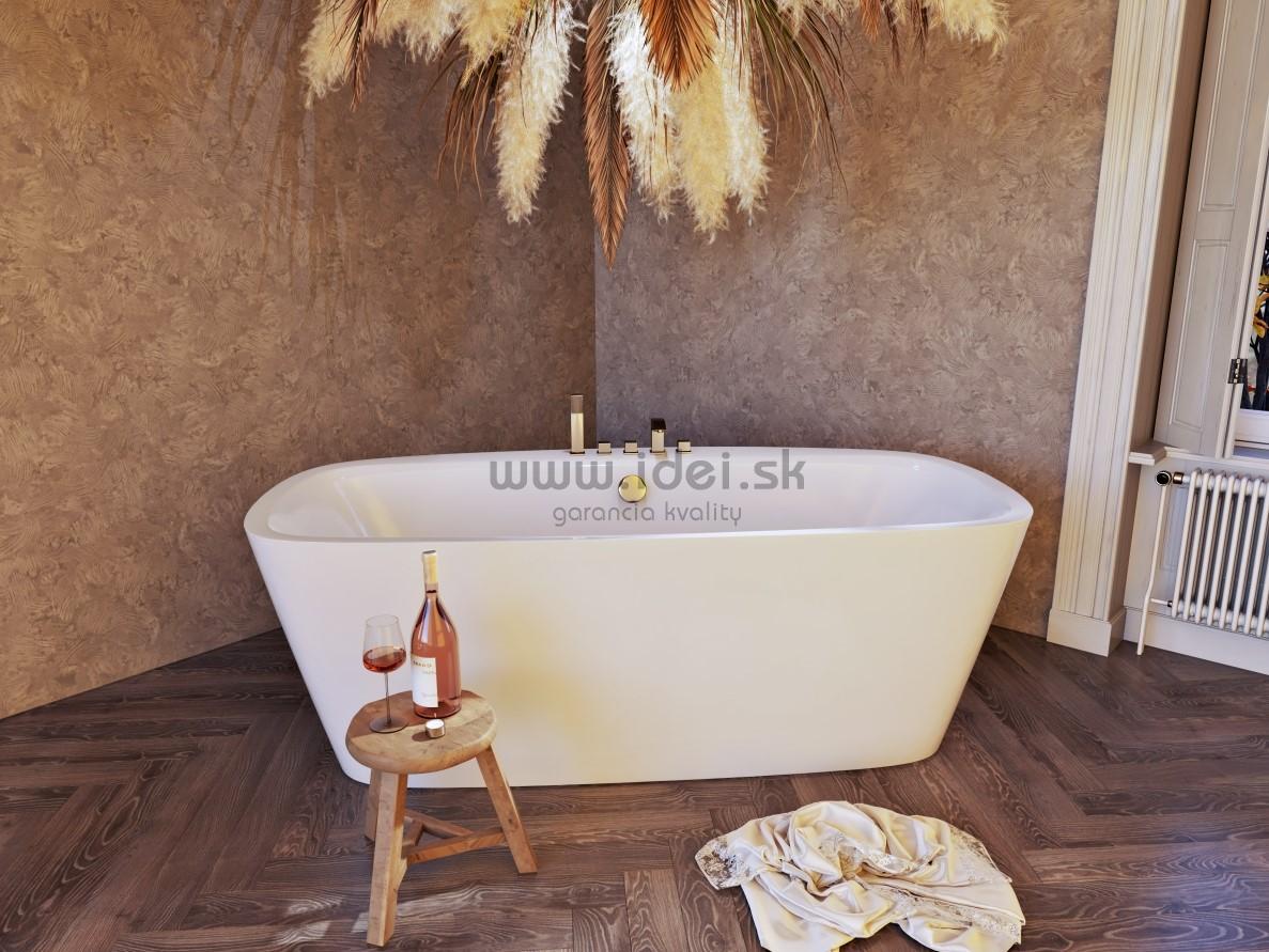 Santech TIME BEVEL voľnestojaca vaňa 180x86 cm