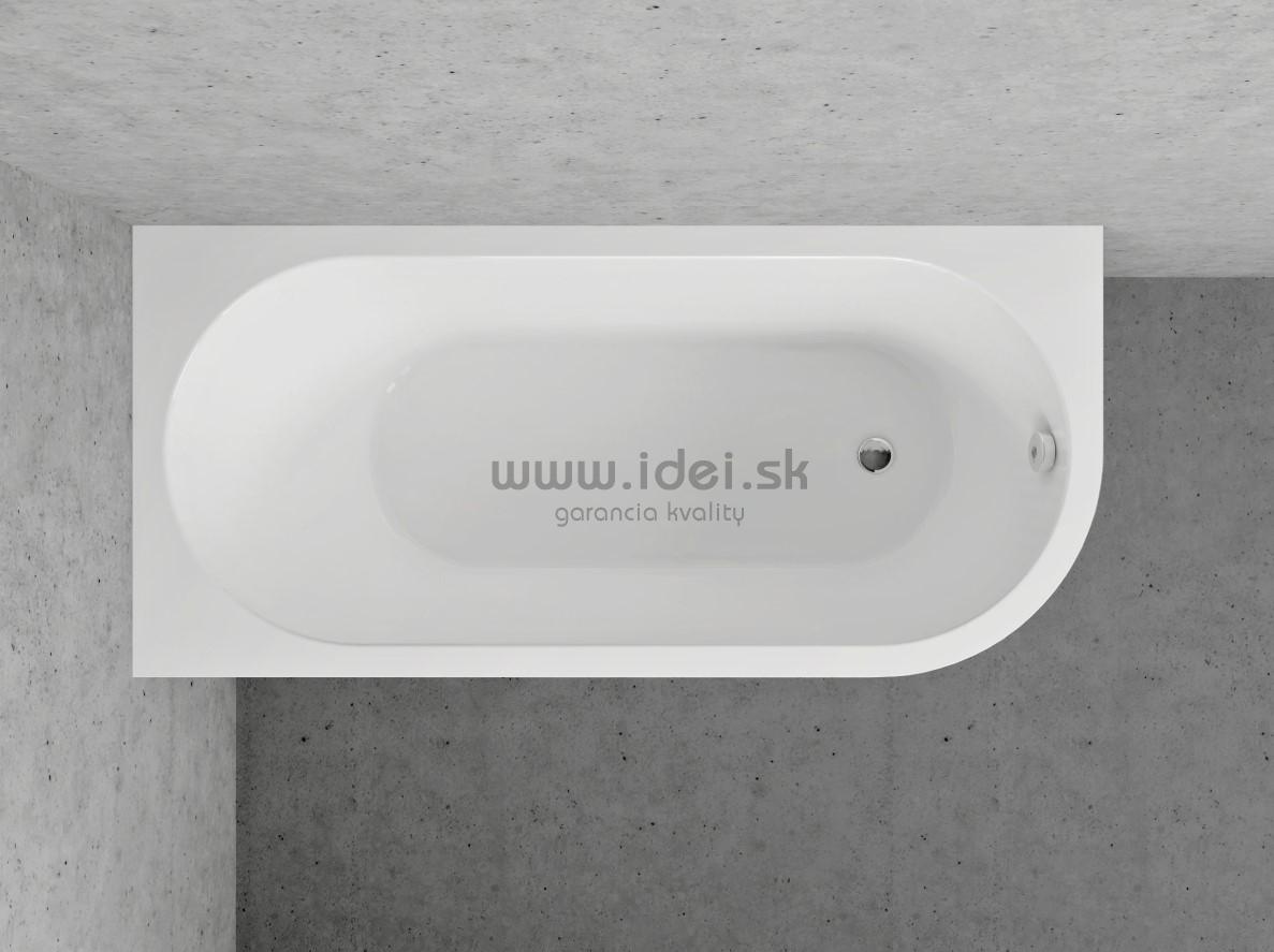 Santech TIME RIO solitérna vaňa 159x74 cm do rohu