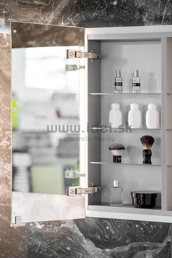 Zrkadlová zapustená skrinka INTEGRA 105 cm s LED osvetlením