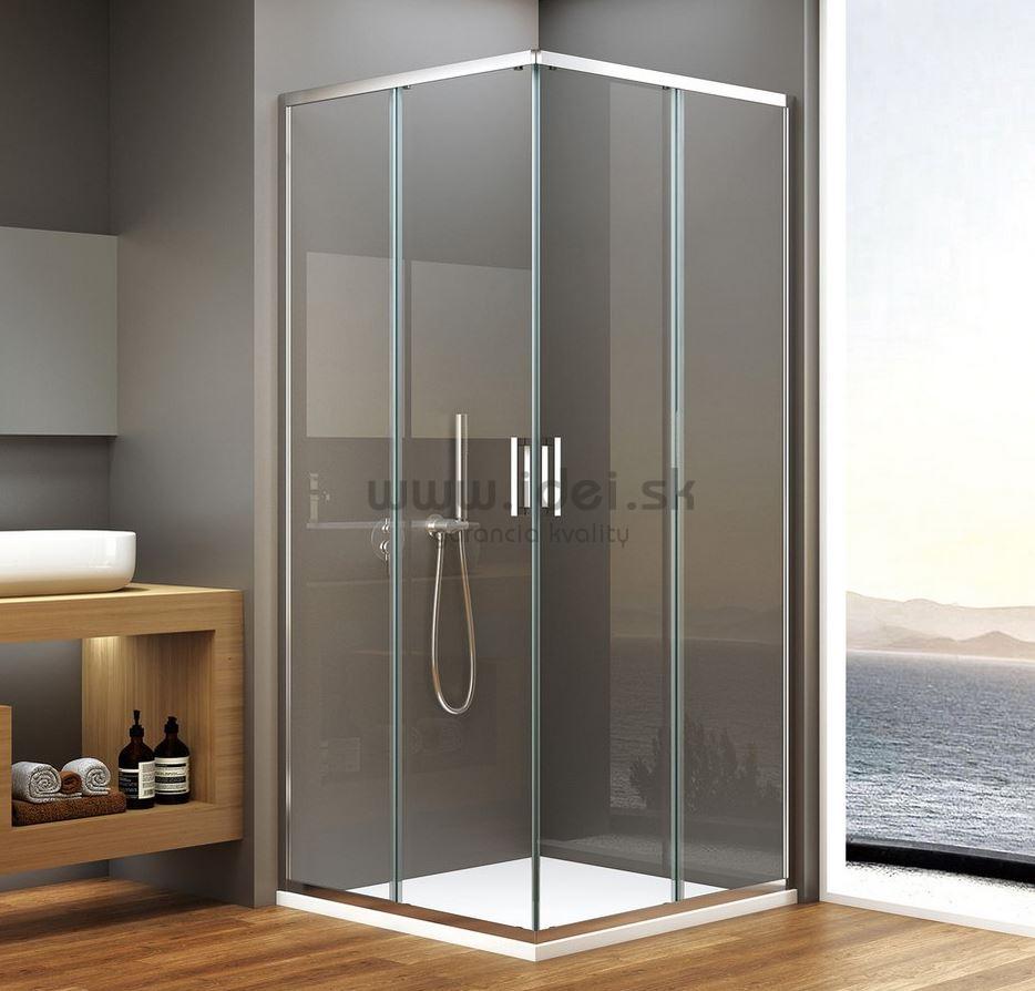 Bruckner BORG štvorcový sprchový kút 90x90 cm