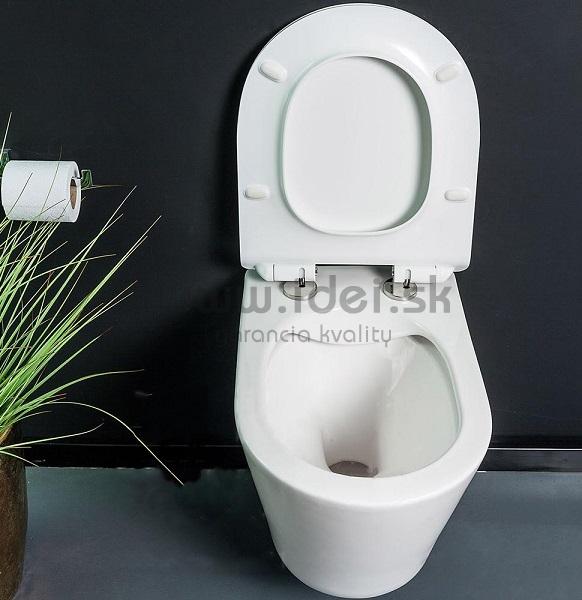 Lavita WC misa závesná s otvoreným okruhom splachovania + sedátko s pomalým sklápaním