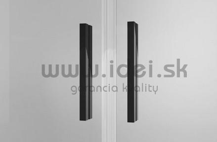 Sanswiss čierne sprchové dvere 100 cm