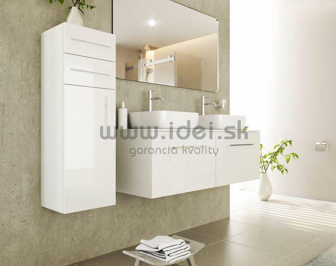 Ceramica Latina lesklá biela skrinka 70 cm pre umývadlo na dosku