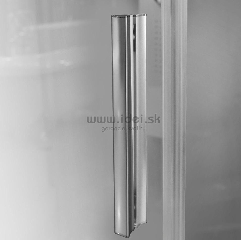 Aquatek ZEUS S4 90x90 cm sprchový kút oblúkový s dvomi zásuvnými dverami