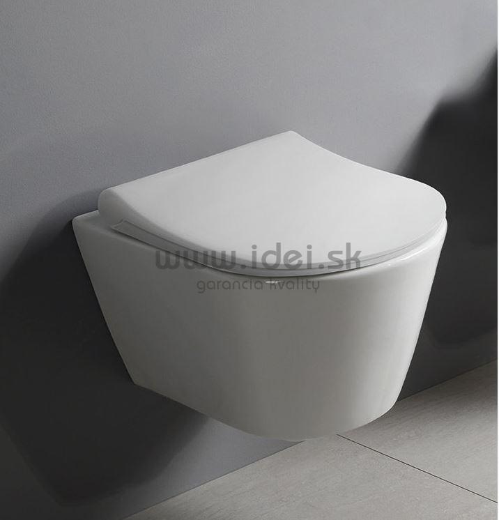 AVVA závesné WC+bidet 2v1  Rimless so sedátkom