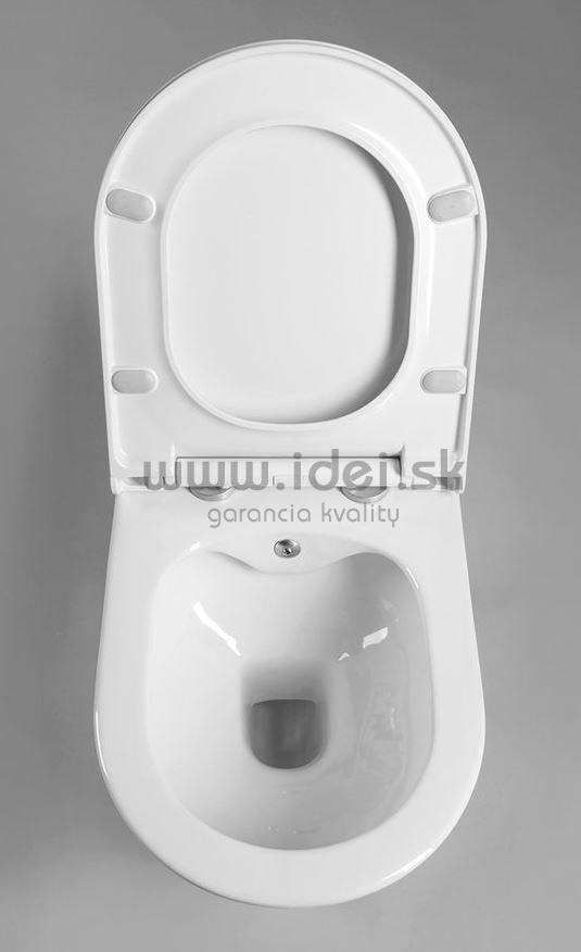 AVVA závesné WC+bidet 2v1  Rimless so sedátkom a batériou