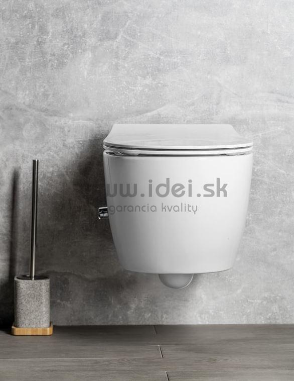 SENTIMENTI závesné WC+bidet 2v1  Rimless so sedátkom a ventilom