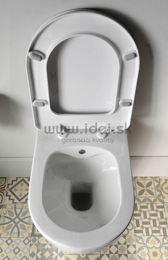 BRILLA závesné WC+bidet 2v1  Rimless so sedátkom