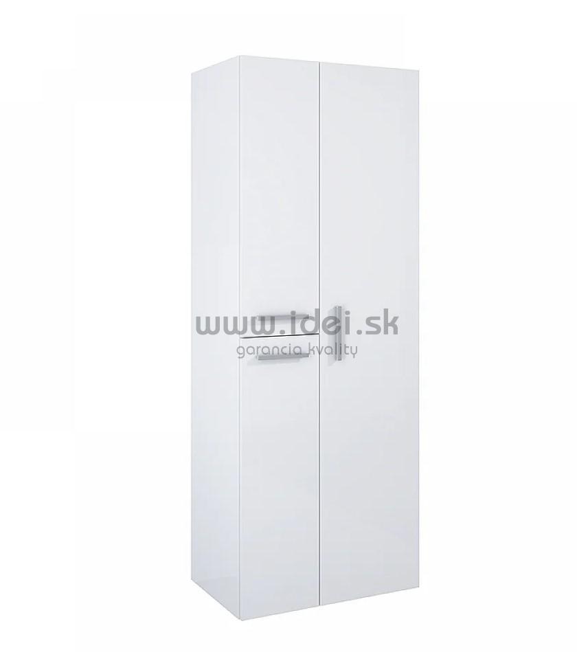 LAURITA biela vysoká skrinka 