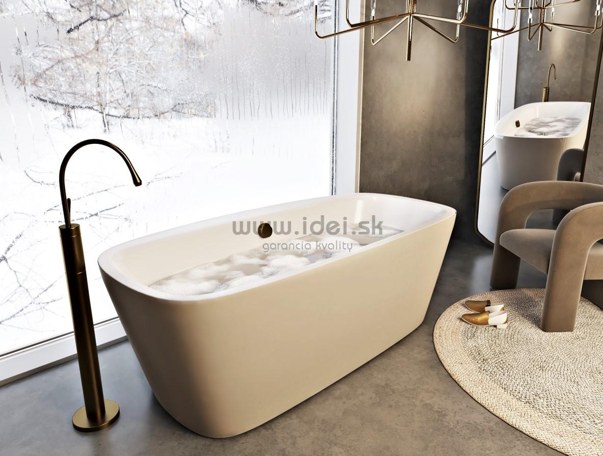 Santech TIME BEVEL voľnestojaca vaňa 180x86 cm