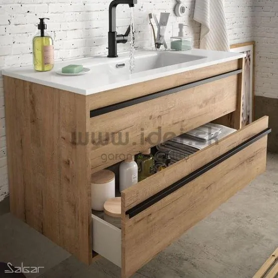 Salgar kúpeľňová skrinka s umývadlom 100 cm africa oak