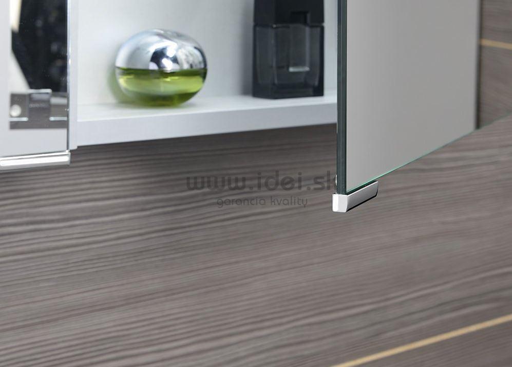Zrkadlová skrinka MIRRO 120 cm s LED osvetlením