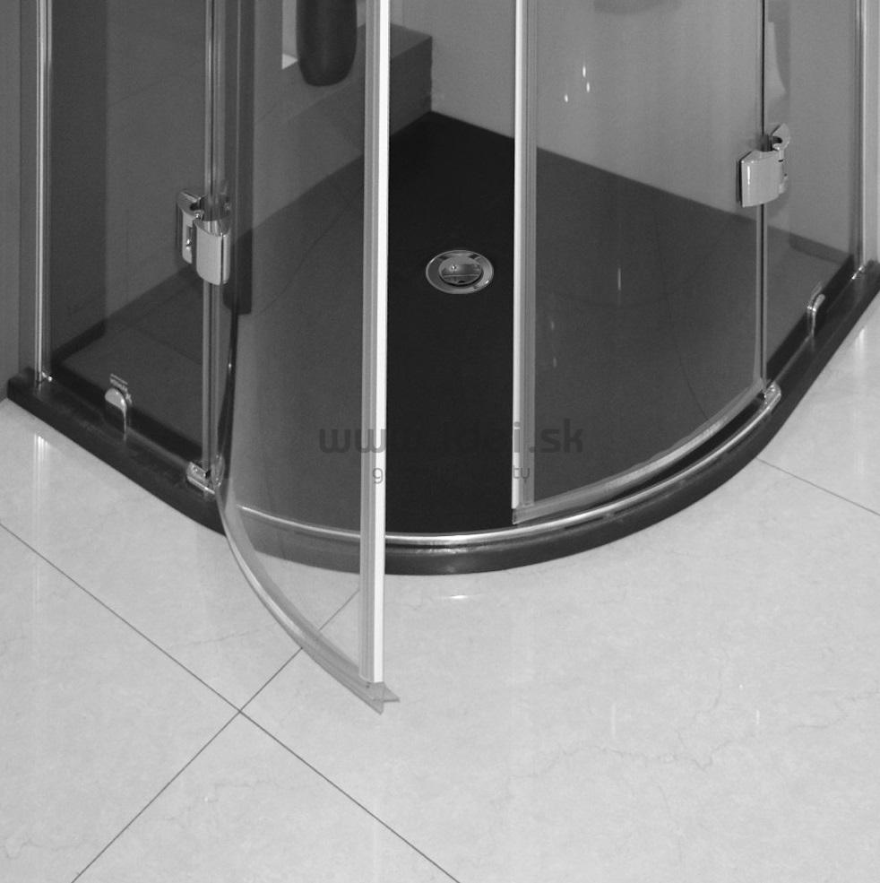 Aquatek EXTRA oblúkový sprchový kút 90x90 cm s otváracími dverami