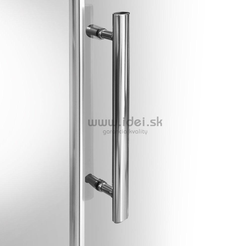 Aquatek BETTER S3 90x90 cm štvrťkruhový sprchový kút s krídlovými dverami ľavý