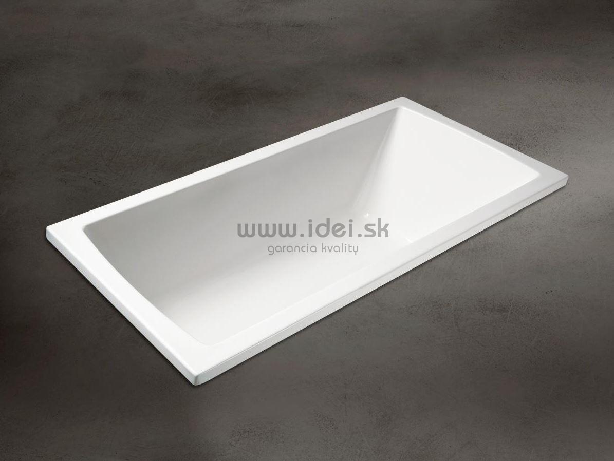 Santech ONE nízka plytká vaňa 130 x 72,5 cm
