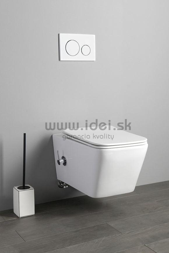 PORTO závesné WC+bidet 2v1  Rimless so sedátkom a batériou
