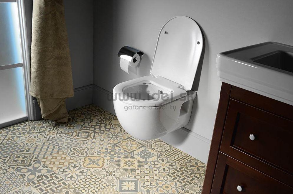 BRILLA závesné WC+bidet 2v1  Rimless so sedátkom