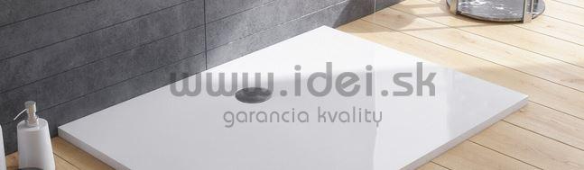 Aquatek FUSION štvrťkruhová sprchová vanička z liateho mramoru 90x90 cm