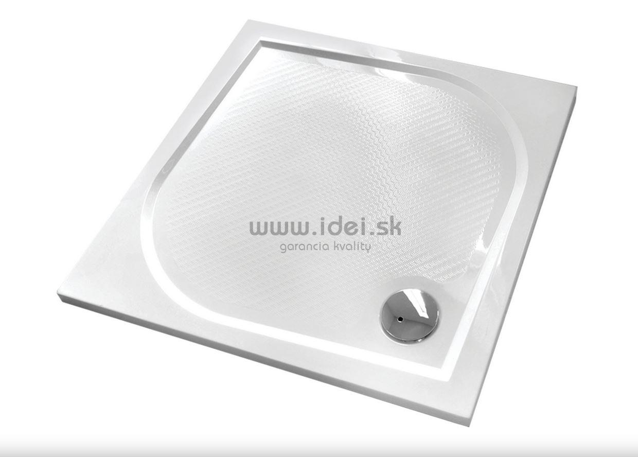 Aquatek BENT sprchová vanička z liateho mramoru 120x80 cm