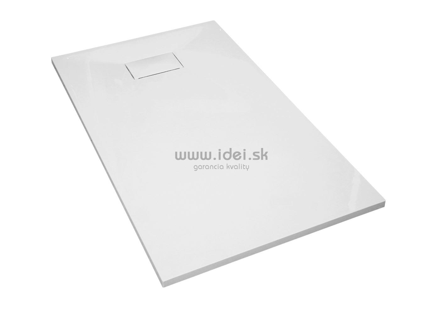 Aquatek SMC GLOSSY obdĺžniková sprchová vanička 140x80 cm
