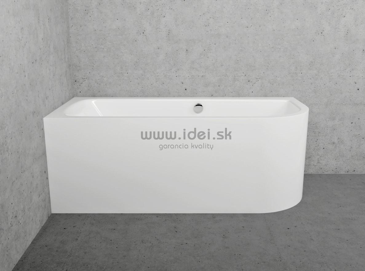 Santech TIME OPTIMA solitérna vaňa 168x74 cm do rohu