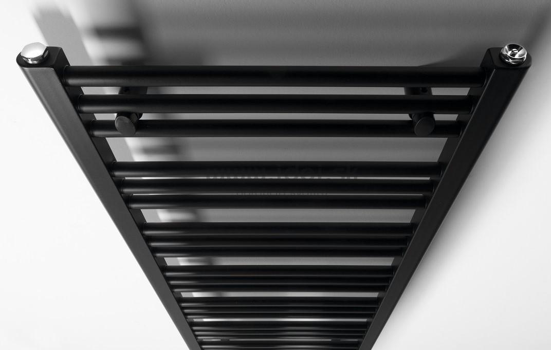 Albrecht čierny kúpeľnový radiátor 40 x 125 cm 