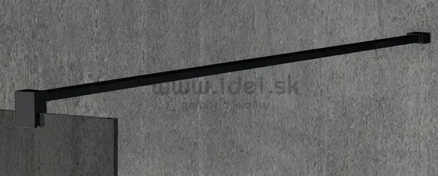 GELCO VARIO BLACK WALK-IN SPRCHOVÁ ZÁSTENA 130 CM čierna matná