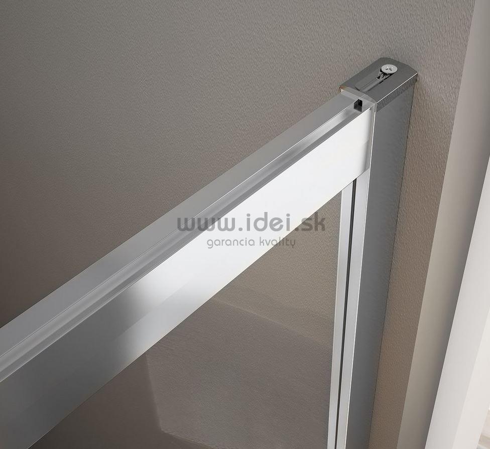 Bruckner BORG štvorcový sprchový kút 90x90 cm