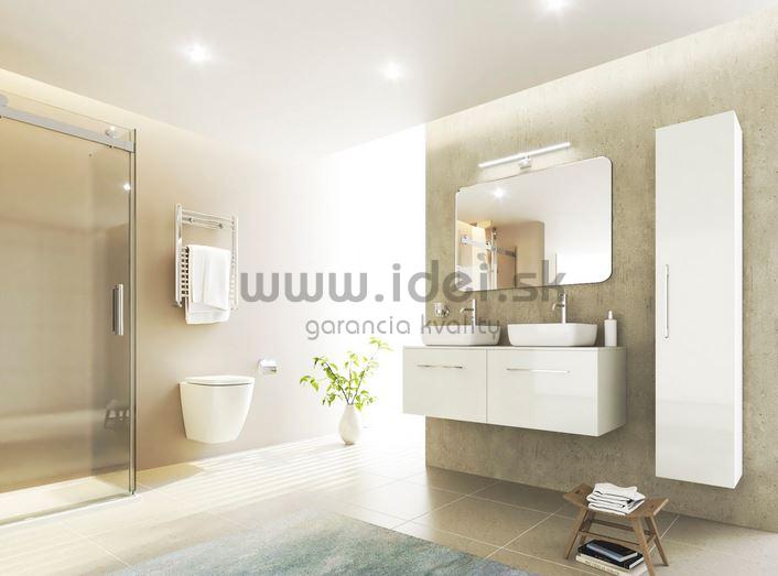 Ceramica Latina lesklá biela skrinka 70 cm pre umývadlo na dosku