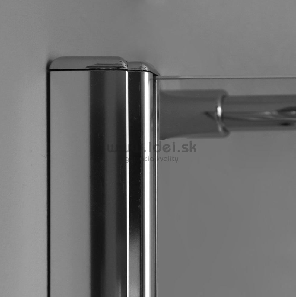 Aquatek EXTRA oblúkový sprchový kút 90x90 cm s otváracími dverami