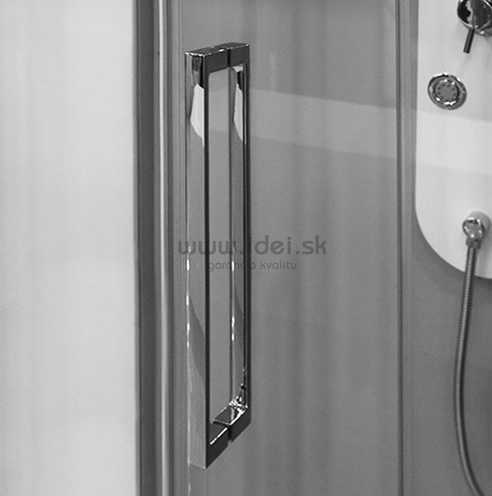 Aquatek ADMIRAL S7 90x90 cm oblúkový posuvný sprchový kút