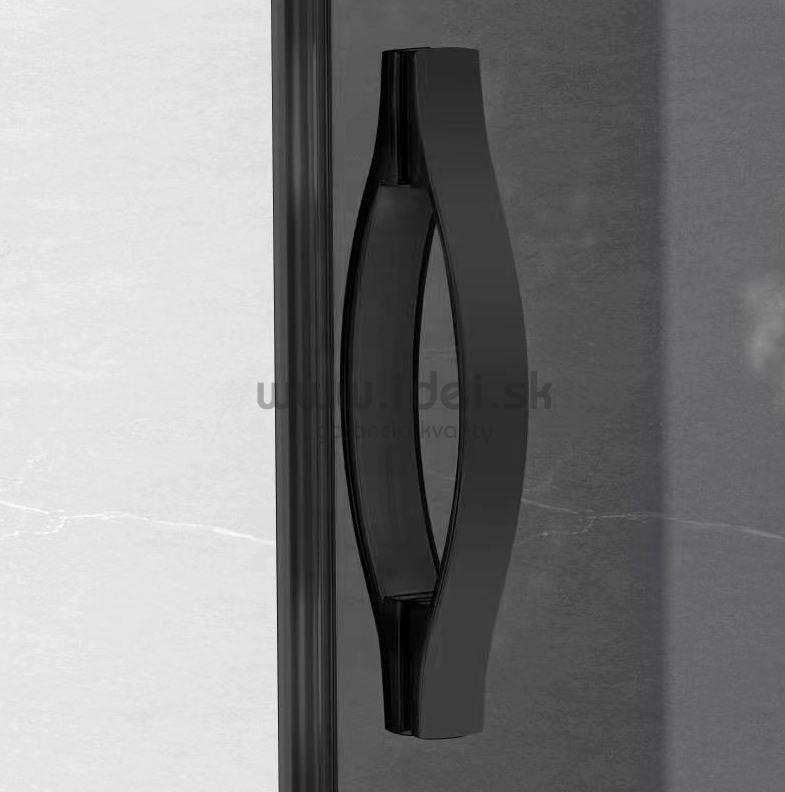 Gelco SIGMA SIMPLY BLACK čierny sprchový kút 80/90/100 cm