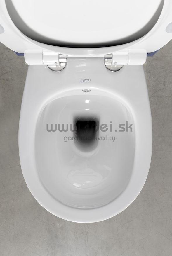 SENTIMENTI závesné WC+bidet 2v1  Rimless so sedátkom a ventilom