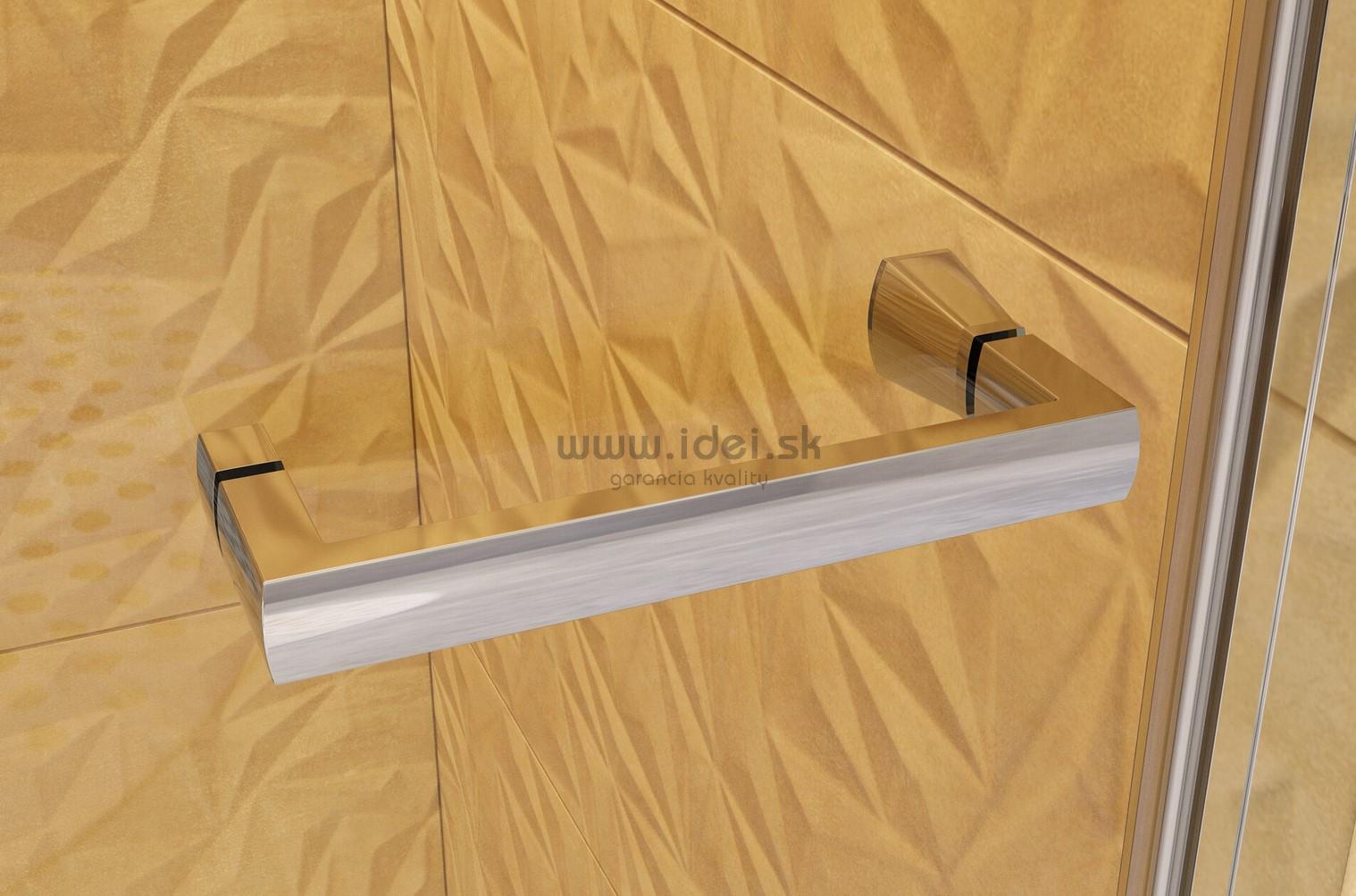 Zalamovacie sprchové dvere Aquatek YES B8 85 cm číre sklo