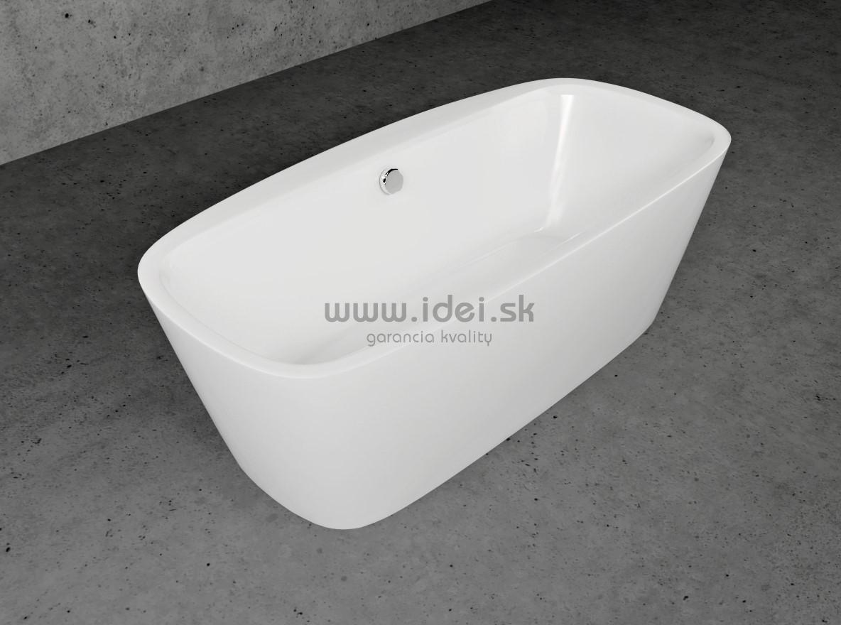 Santech TIME BEVEL voľnestojaca vaňa 180x86 cm