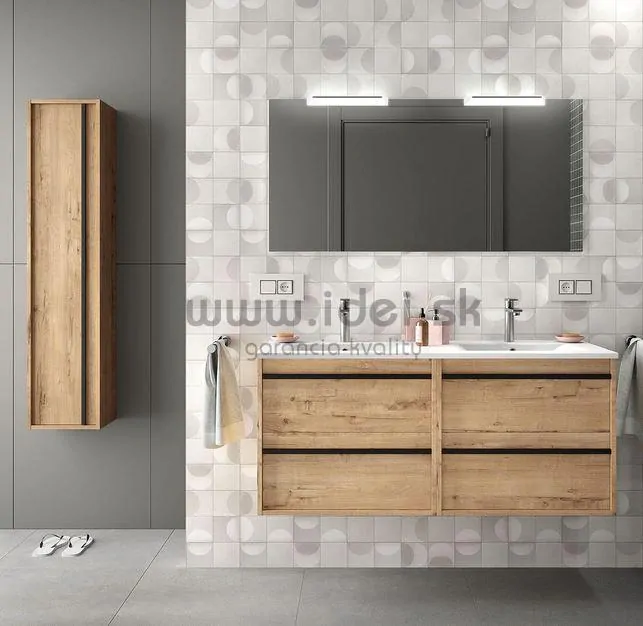 Salgar kúpeľňová skrinka s umývadlom 100 cm africa oak